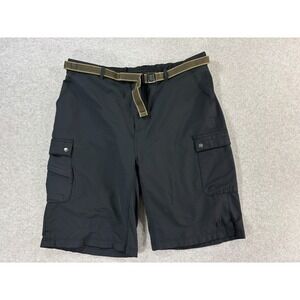 Novara Padded Mountain Bike Cargo Shorts (Men's XL) Black - 11"
